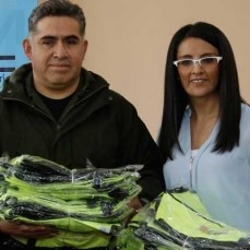GAMEA realizó la entrega de ponchillos de seguridad dotados por la CBN a las brigadas de padres de familia