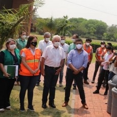 CBN dona 300 mil unidades de agua para contribuir a apagar el fuego en la Chiquitania