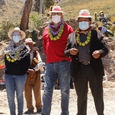 CBN entrega en la comunidad de Chahuara el tercer  estanque de agua para las comunidades de Huari