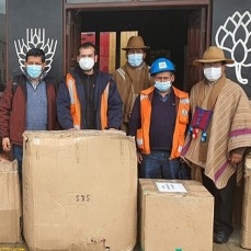 CBN entrega juguetes a niños de seis comunidades del municipio de Huari
