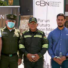 CBN, y el Comando Policial del Valle bajo de Cochabamba difunden mensajes sobre Consumo Inteligente