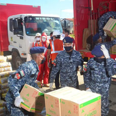 Beni recibe 20 toneladas de alimentos de CBN, mediante vuelos solidarios de Amaszonas