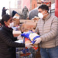 CBN Entrega 10 toneladas de alimentos 
a 570 familias de tres municipios 
