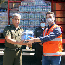 CBN entrega gaseosas y Maltín para 22 mil personas de las Fuerzas Armadas, Policía Nacional y hogares de acogida