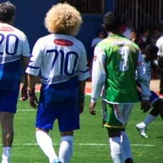 Evo Morales, Pibe Valderrama y CBN inauguraron cancha alterna en el Estadio Félix Capriles