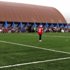 Presidente Evo Morales y CBN inauguraron Cancha de césped sintético en Riberalta