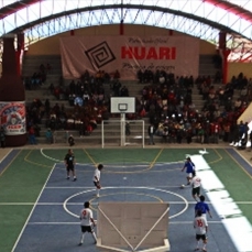 Inauguración Coliseo Cerrado en Huari