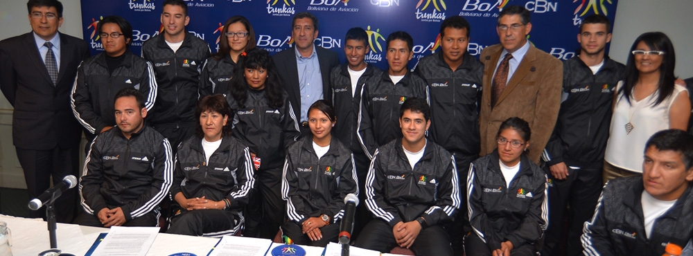 BoA y CBN unieron esfuerzos para apoyar a deportistas bolivianos
