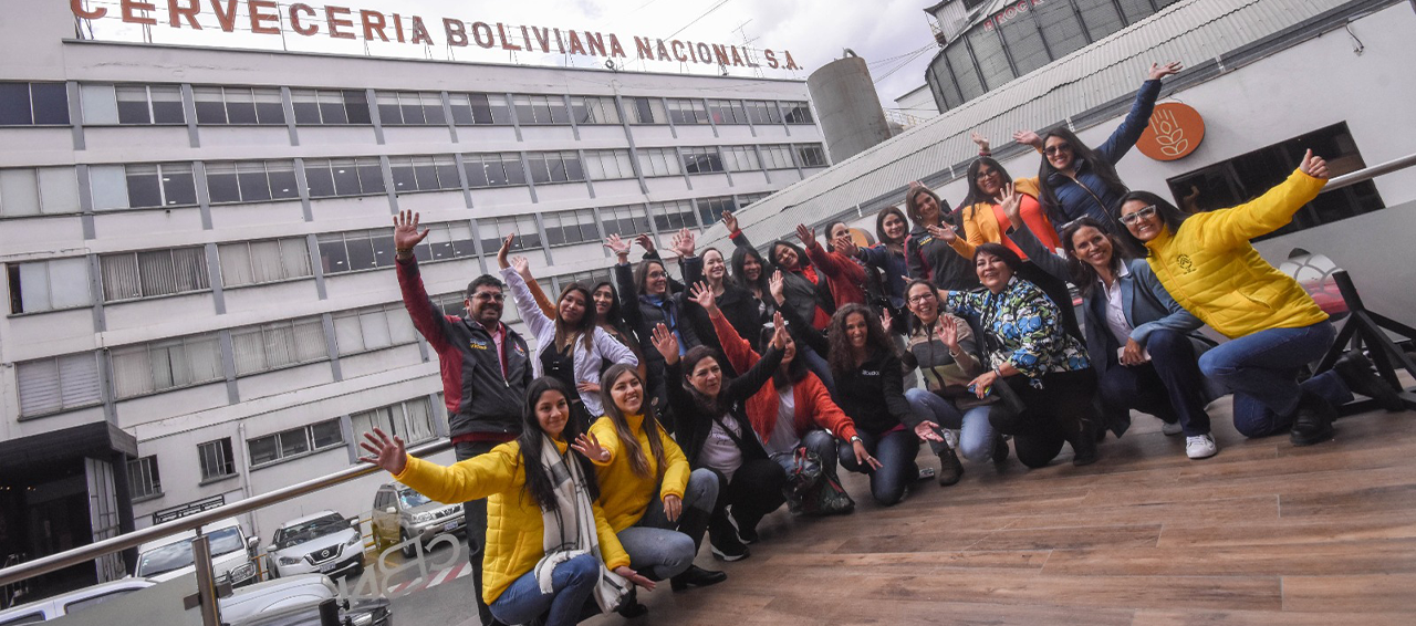 CBN abre las puertas de su histórica Cervecería La Paz a la Cámara de Mujeres Empresarias de Bolivia