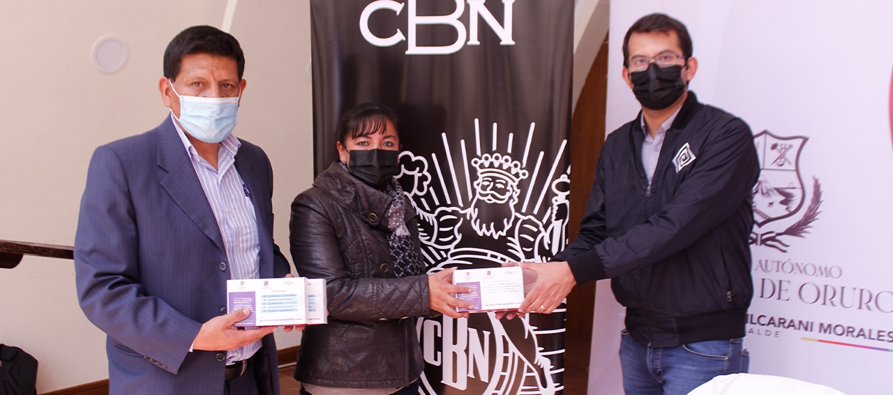 CBN dona 3.000 kits de medicamentos contra el COVID-19 a la Alcaldía de Oruro