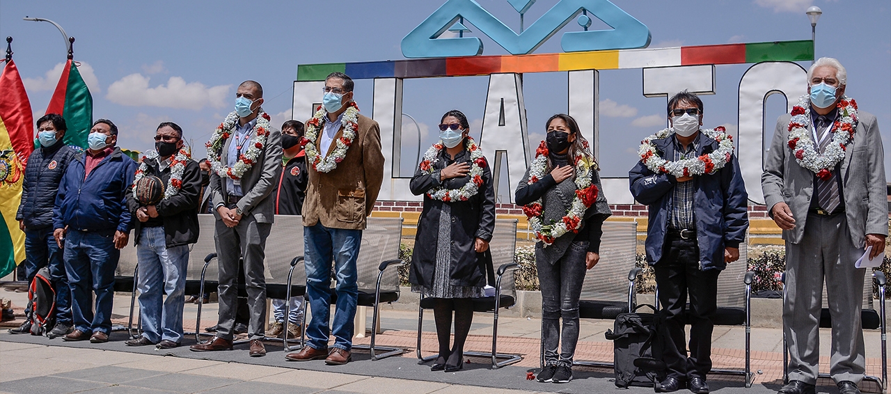 CBN dona 6 mil bolsas con alimentos para  incentivar la vacunación de las familias de El Alto