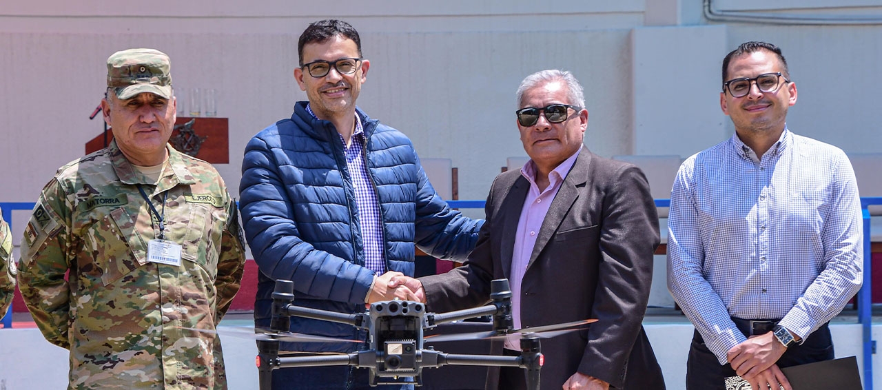CBN dona un dron especializado al Comando Estratégico Operacional para apoyar la lucha contra el contrabando