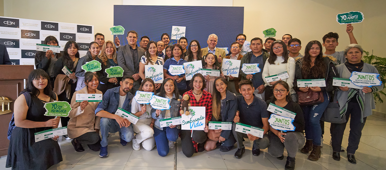 CBN organizó un acto especial para reconocer el trabajo de voluntarios destacados durante el primer año de 