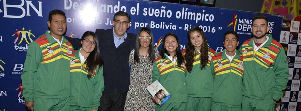 CBN reafirma su respaldo al deporte olímpico boliviano