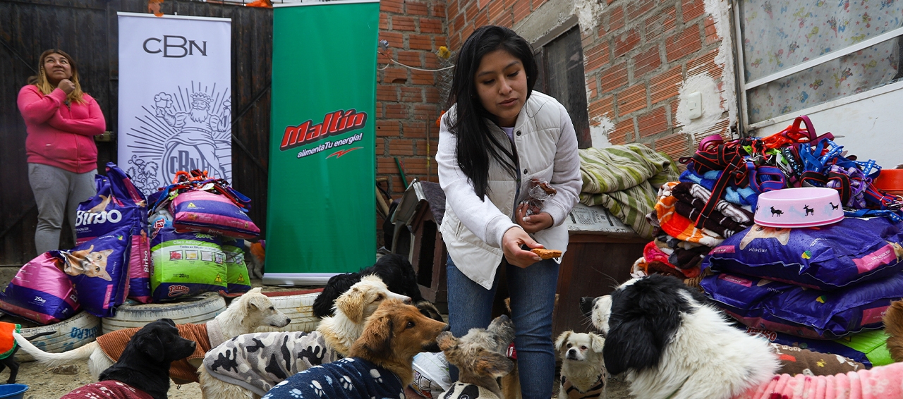 CBN y su marca Maltín donan insumos y materiales a cuatro albergues para mascotas