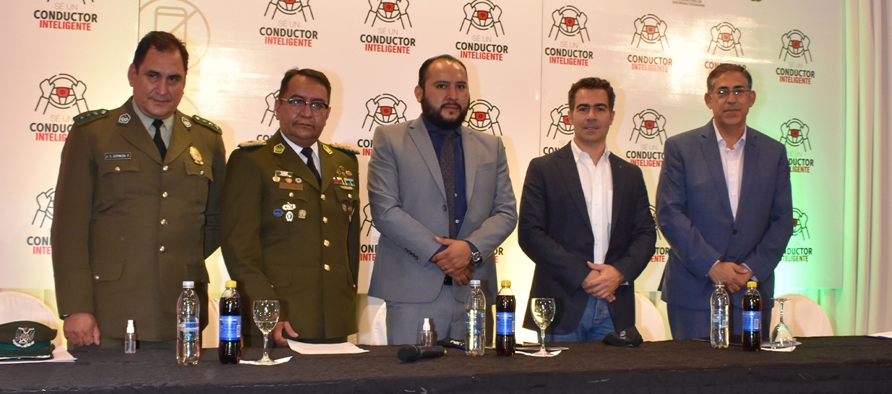 El Viceministerio de Seguridad Ciudadana, la Policía Boliviana Nacional y CBN lanzan una campaña para promover la seguridad vial