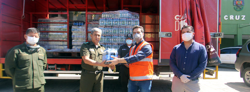 CBN entrega gaseosas y Maltín para 22 mil personas de las Fuerzas Armadas, Policía Nacional y hogares de acogida