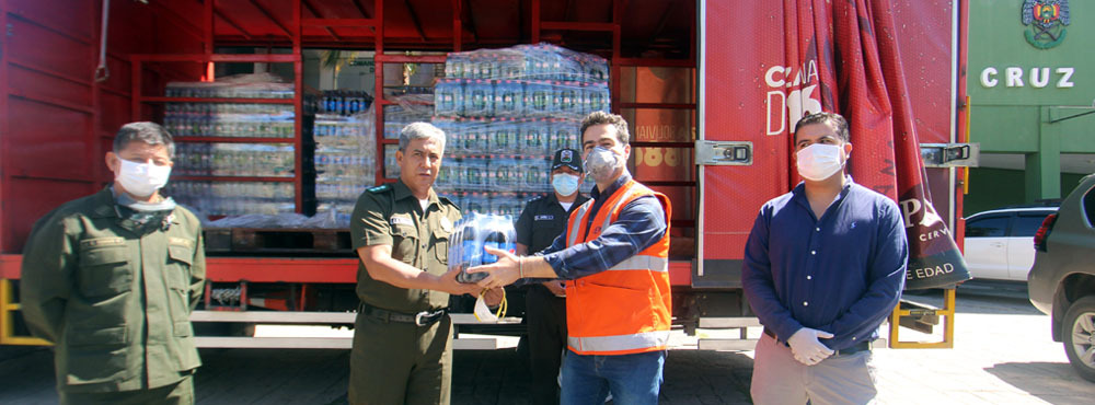 CBN entrega gaseosas y Maltín para 22 mil personas de las Fuerzas Armadas, Policía Nacional y hogares de acogida