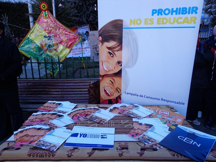 GAMEA y CBN promueven el consumo responsable de bebidas alcohólicas en jóvenes y las familias bolivianas