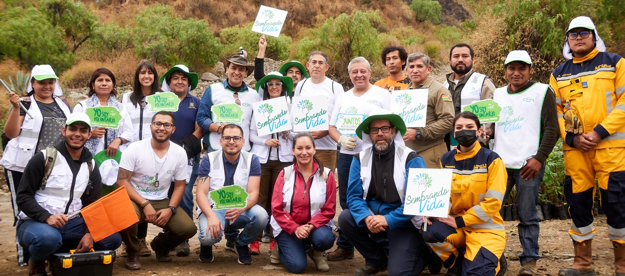 Más de 2 mil voluntarios respondieron a la convocatoria de CBN y sus aliados para revitalizar el Parque Nacional Tunari