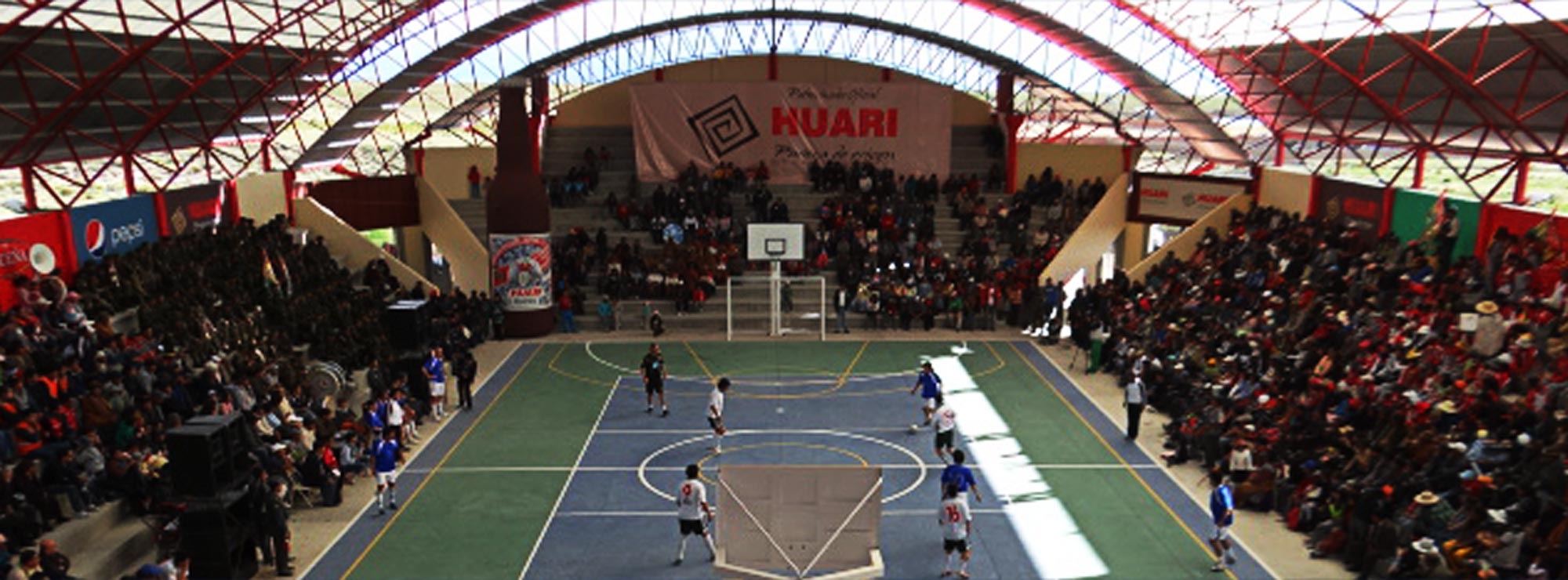 Inauguración Coliseo Cerrado en Huari